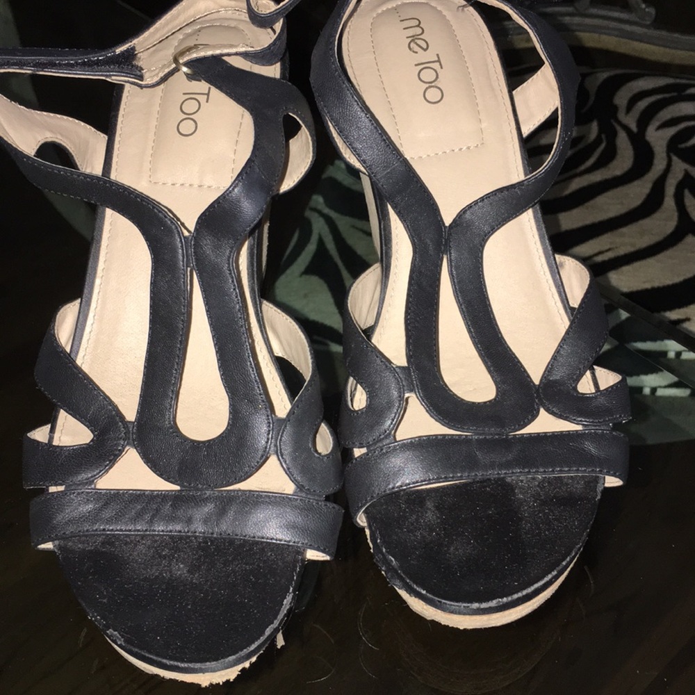 Me too high heel open toe size 10 w